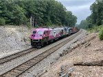 MBTA 2027 & MEC 5933 lead a CWR train